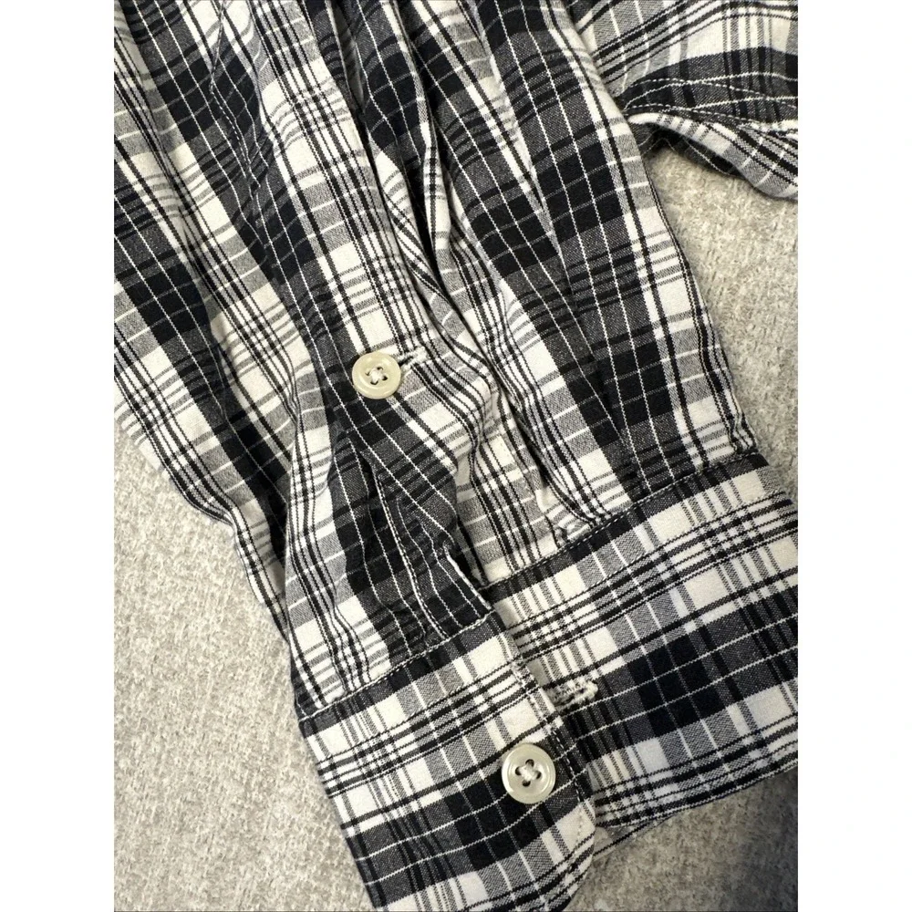 Polo Ralph Lauren Shirt Mens XL Black Plaid Button Down Pony Marlowe Long Sleeve